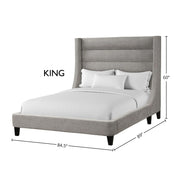 Parker Living Sleep Jacob - Luxe Light Grey King Bed