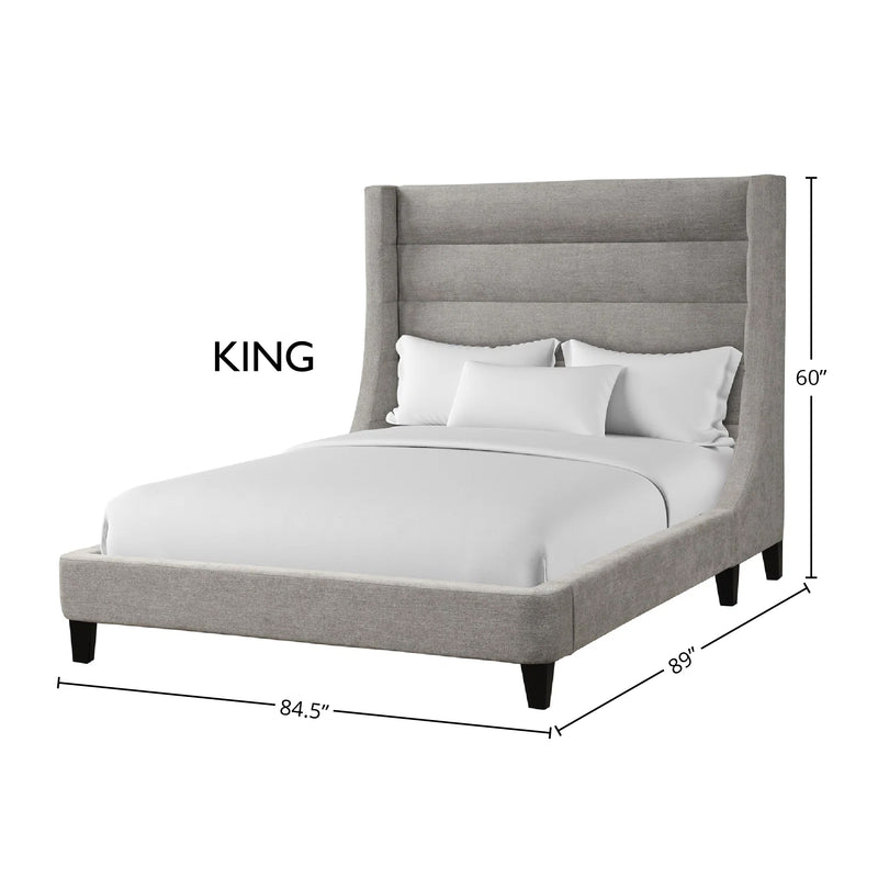 Parker Living Sleep Jacob - Luxe Light Grey King Bed