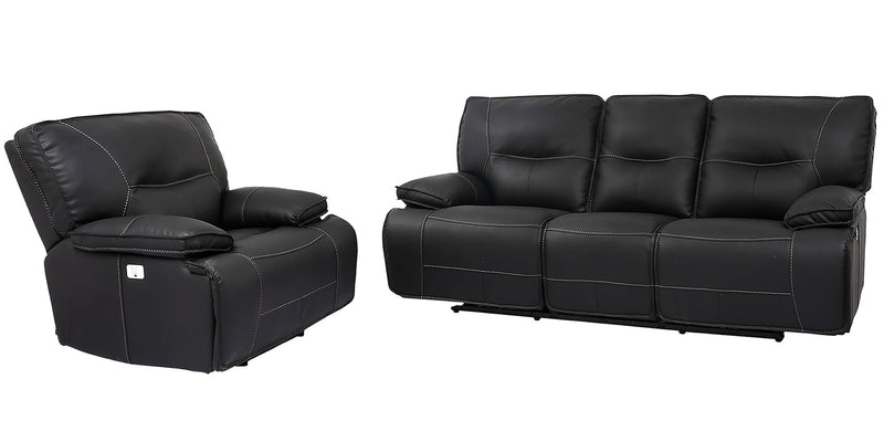 Parker Living Spartacus - Black Power Reclining Sofa and Recliner