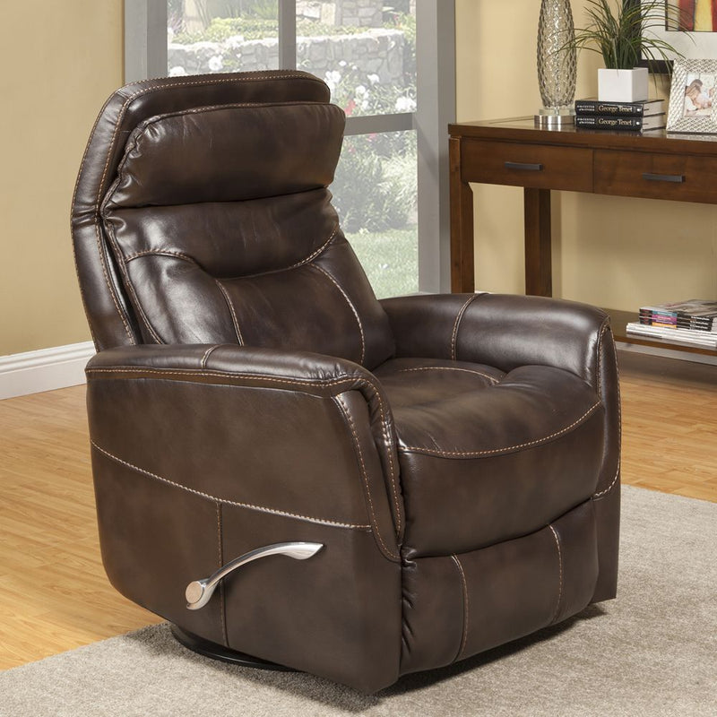 Parker Living Gemini - Truffle Swivel Glider Recliner