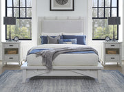 Parker House Americana Modern Bedroom King Platform Bed with 2 Nightstands