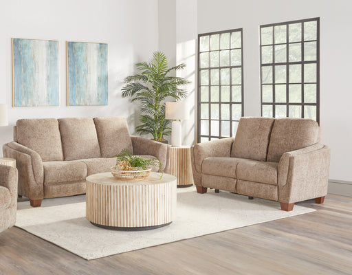 Parker Living Morehead - Biscotti Power Reclining Sofa and Loveseat